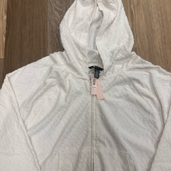 Victoria Secret On Point XXL white zip up hooded jacket - Picture 4 of 5